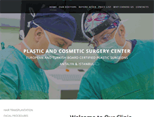 Tablet Screenshot of plasticsurgcenter.com